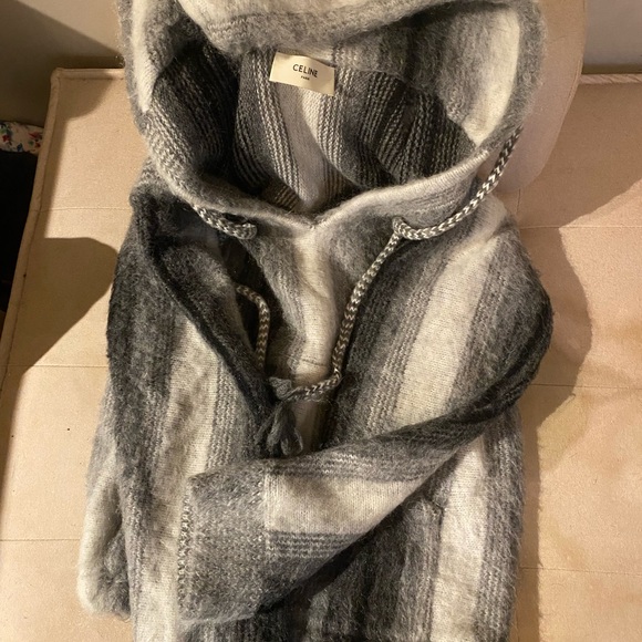 Celine Baja Striped Sweater Hoodie AUTHENTIC - Picture 3 of 4